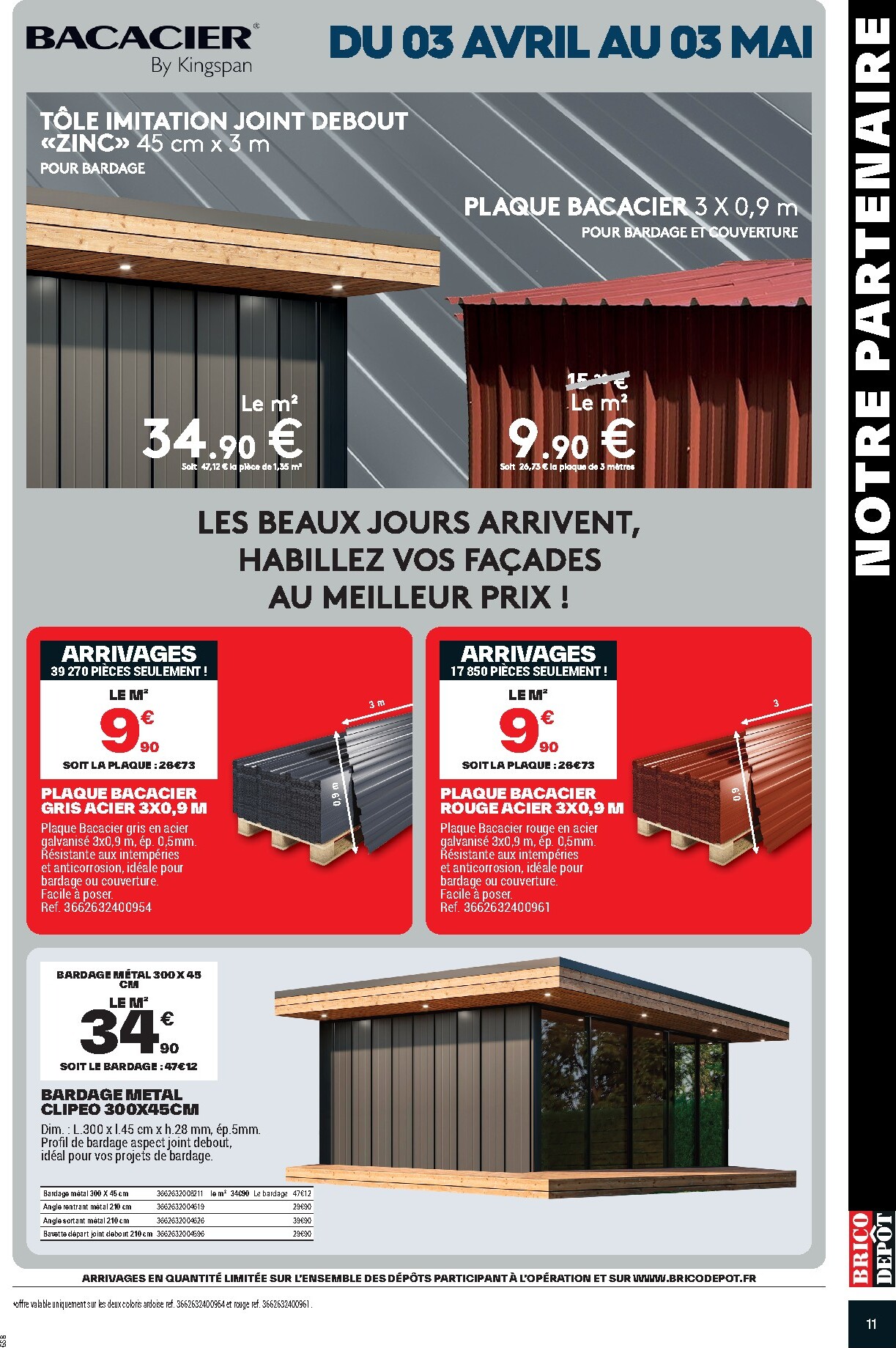 brico-depot - Current Brico Dépôt leaflet valid from du vendredi 03/04/2026 to de jeudi 16/04/2026 - page: 11