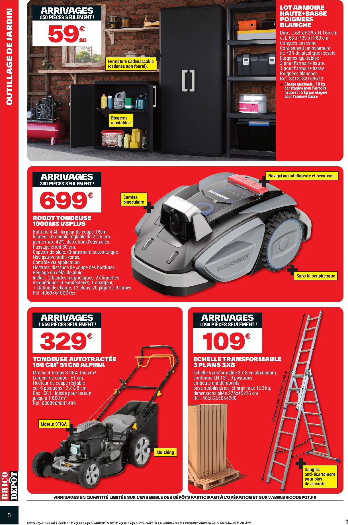 brico-depot - Current Brico Dépôt leaflet valid from du vendredi 17/04/2026 to de jeudi 30/04/2026 - page: 8