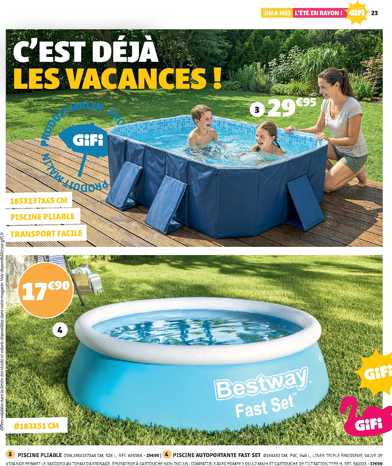 gifi - Prospectus Gifi valide du du mardi 26/05/2026 au du lundi 08/06/2026 - page: 23