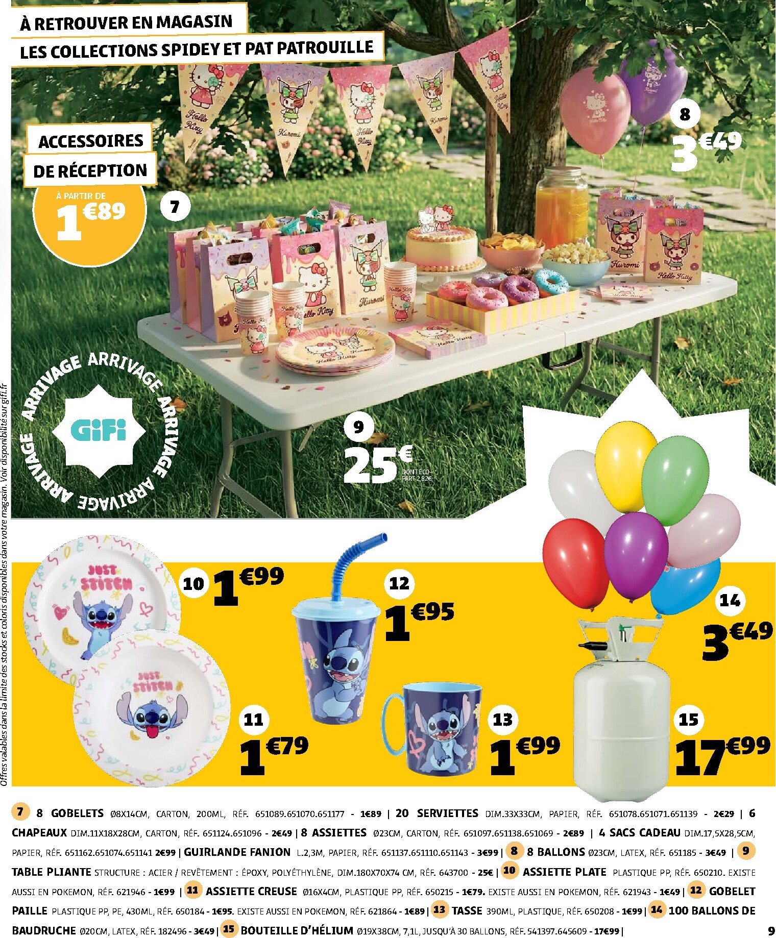 gifi - Current Gifi - Arrivage de l'été leaflet valid from du mardi 07/07/2026 to du lundi 20/07/2026 - page: 9