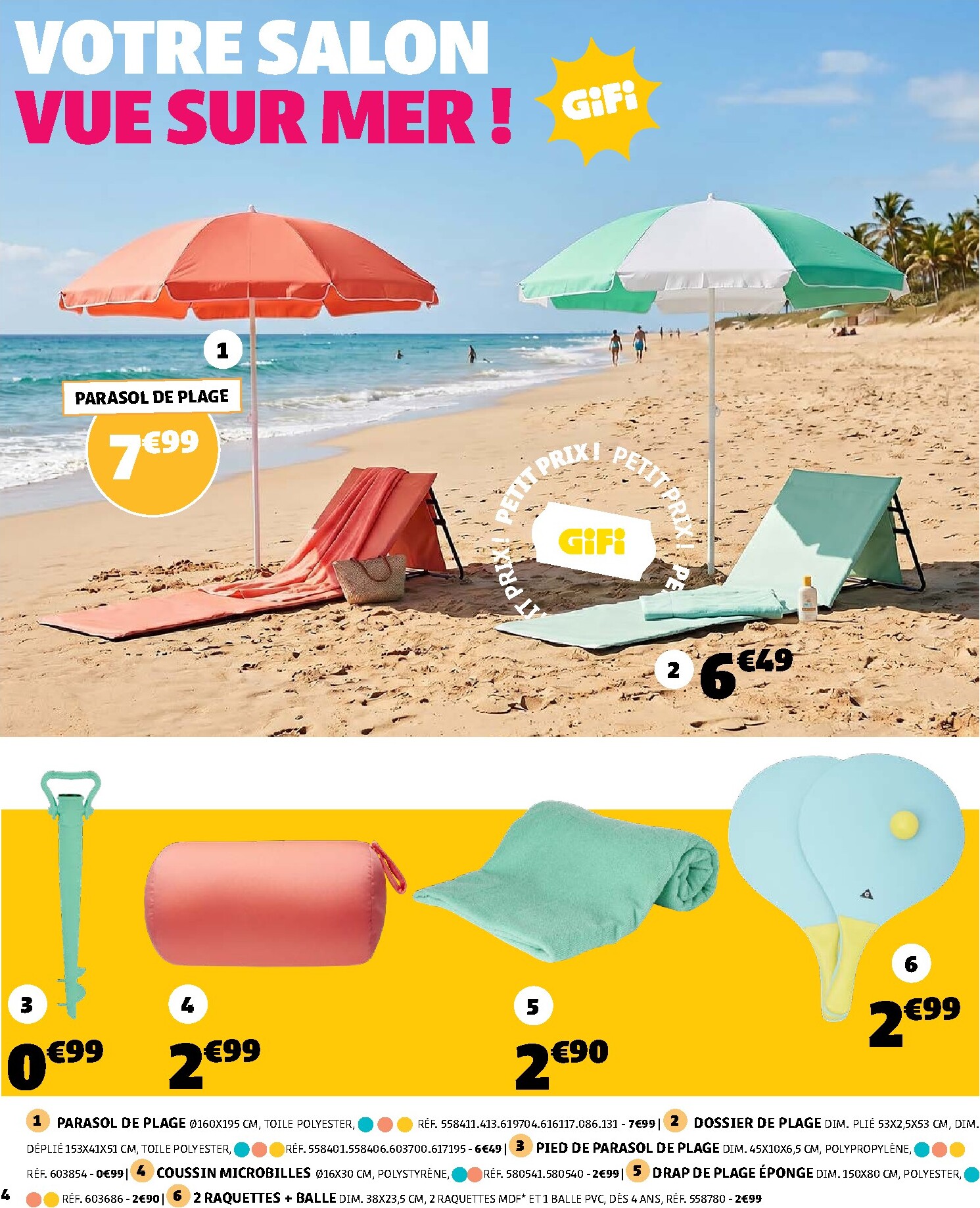 gifi - Current Gifi - Arrivage de l'été leaflet valid from du mardi 07/07/2026 to du lundi 20/07/2026 - page: 4