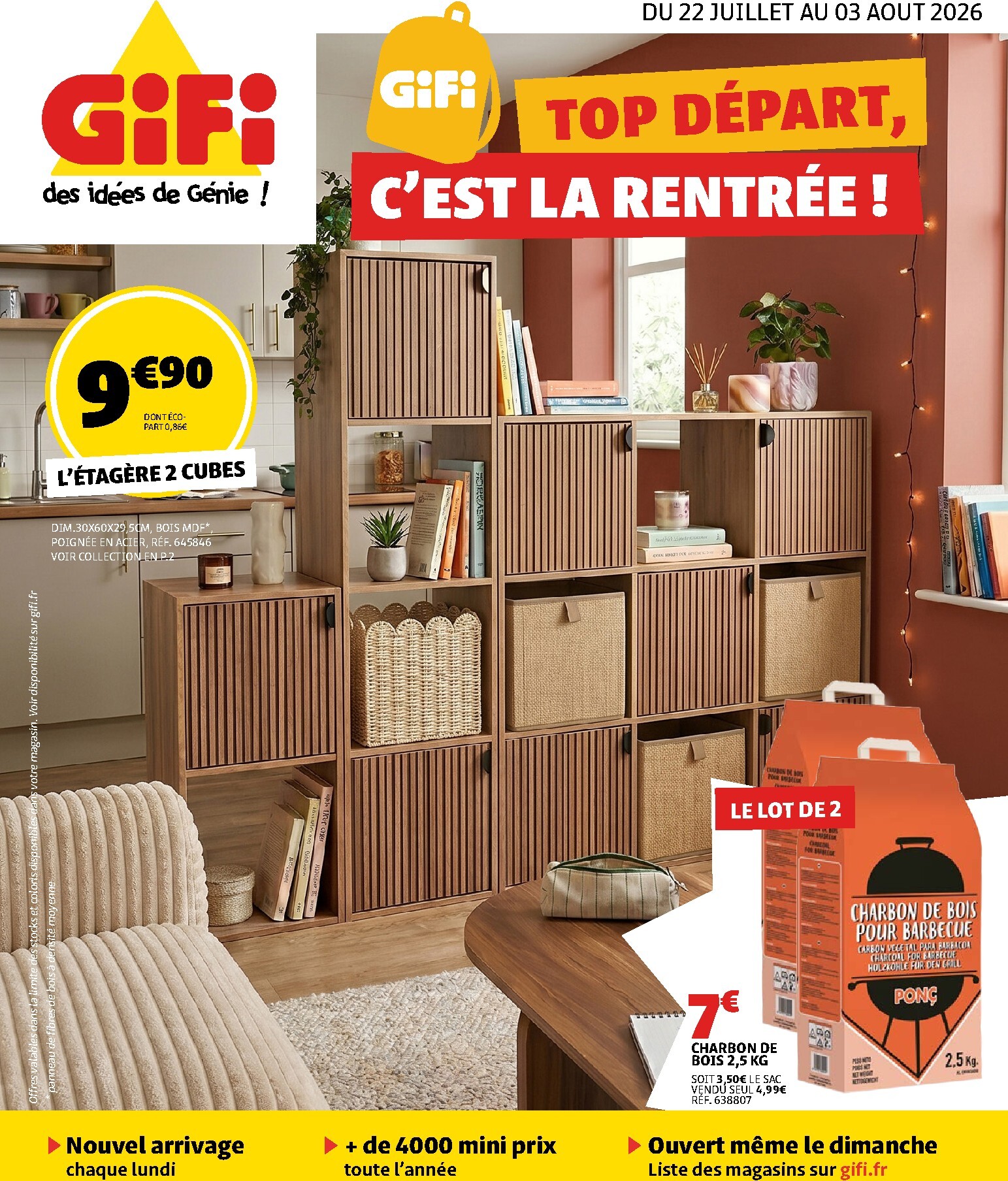 gifi - Current Gifi leaflet valid from du mercredi 22/07/2026 to du lundi 03/08/2026