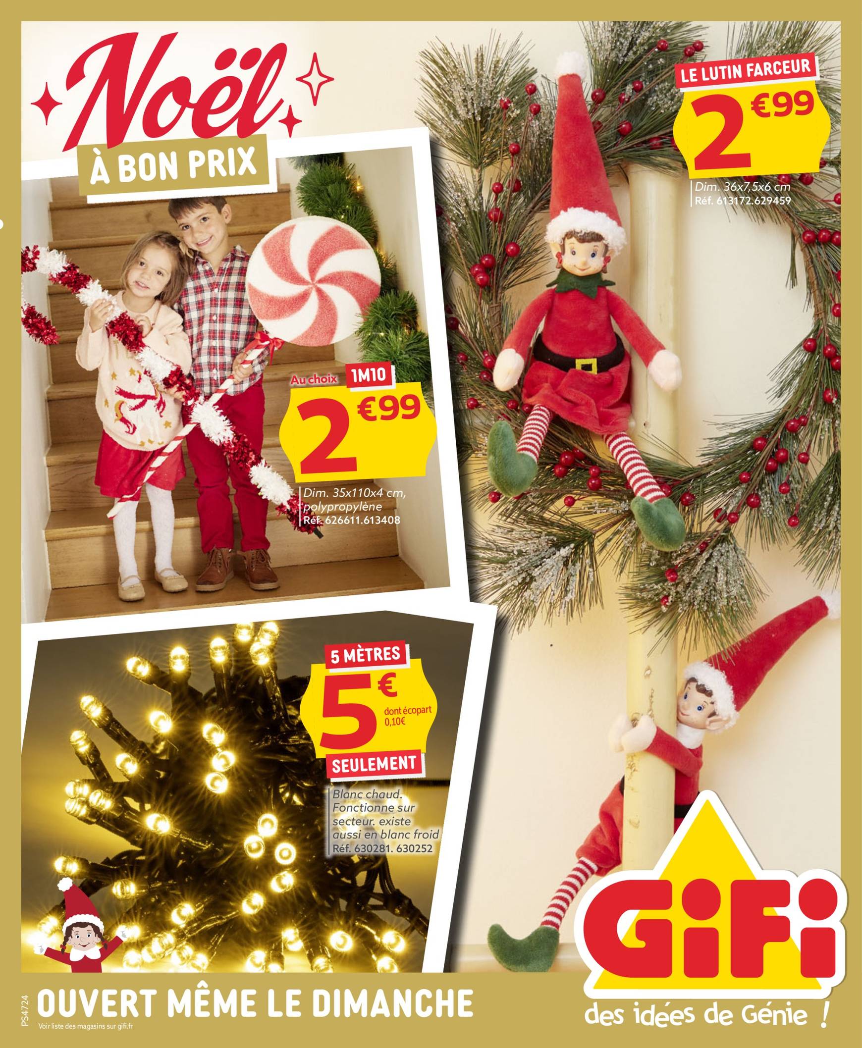 gifi - Catalogue Gifi - Noël valable dès 19/11 - 27/11