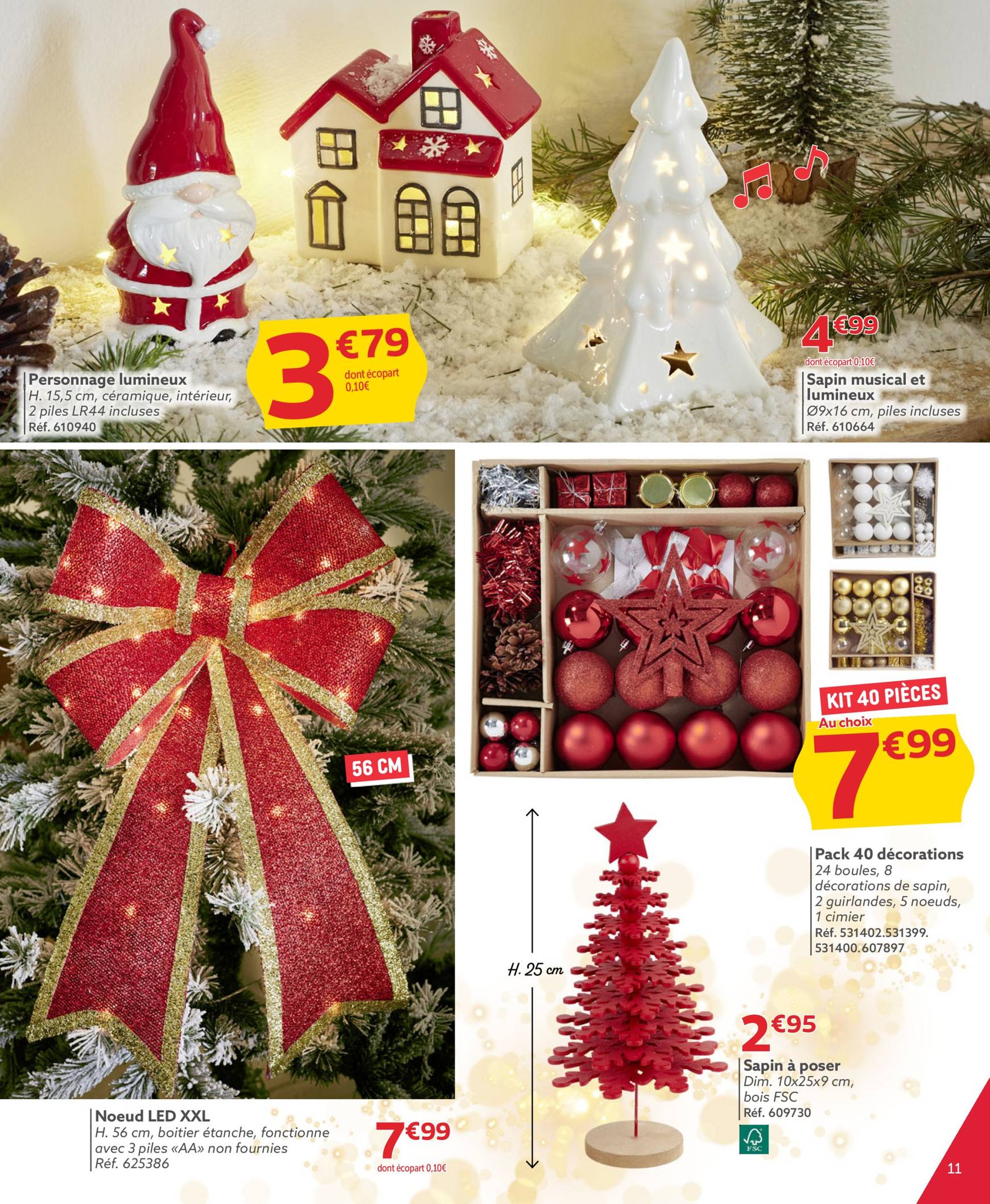 gifi - Catalogue Gifi - Noël valable dès 03/12 - 11/12 - page: 11