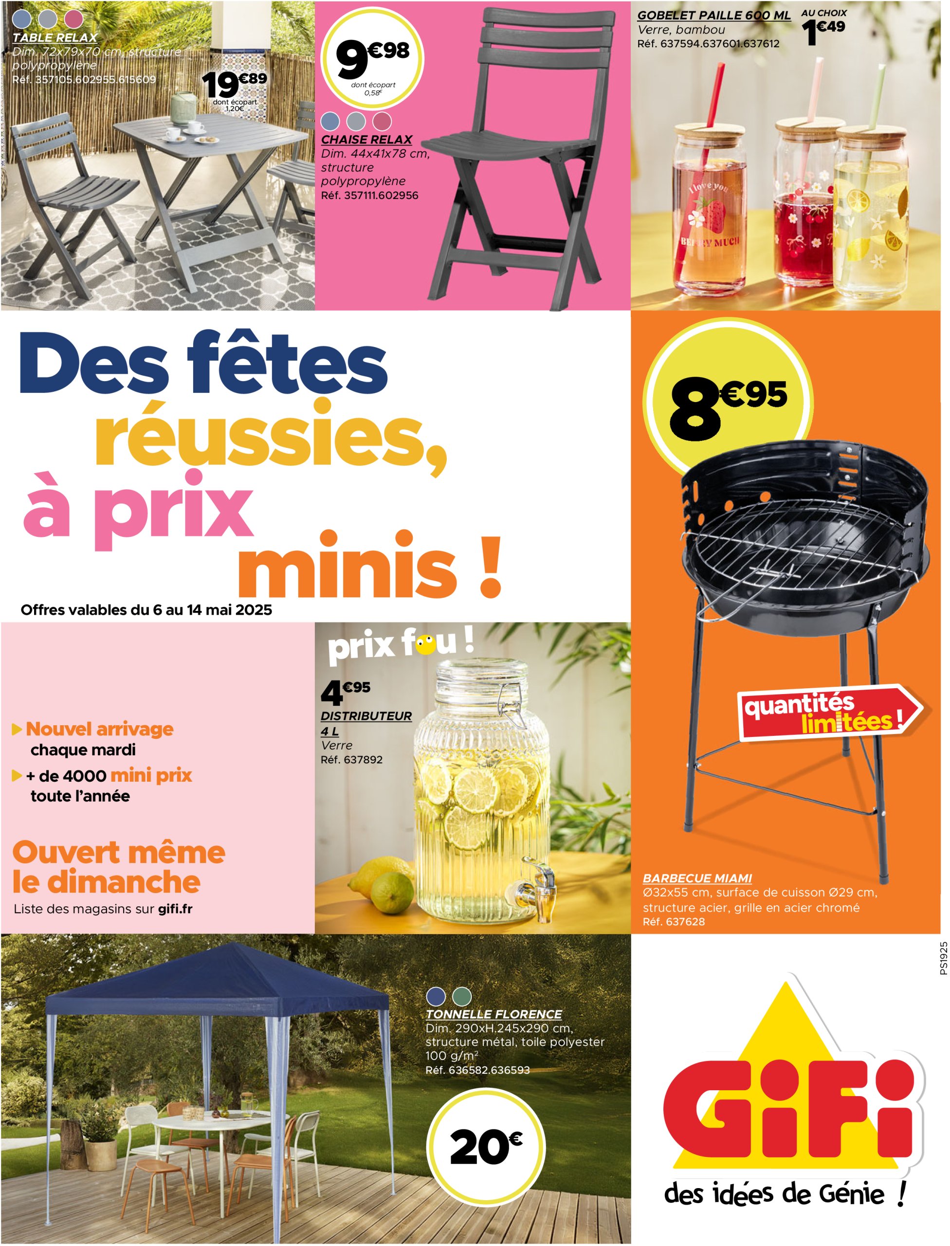 gifi - Catalogue Gifi valable dès 06/05 - 14/05