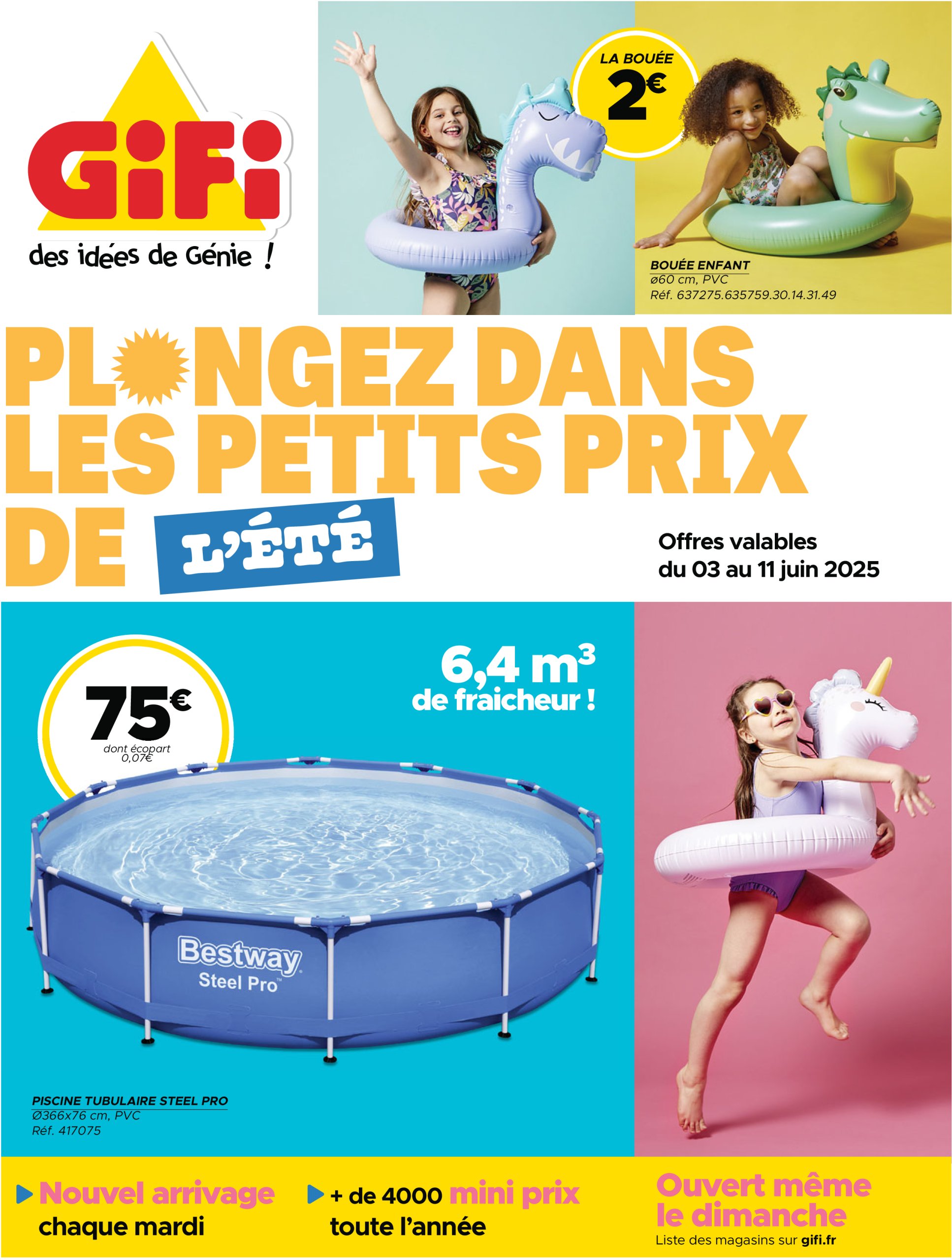 gifi - Catalogue Gifi valable dès 03/06 - 11/06 - page: 1
