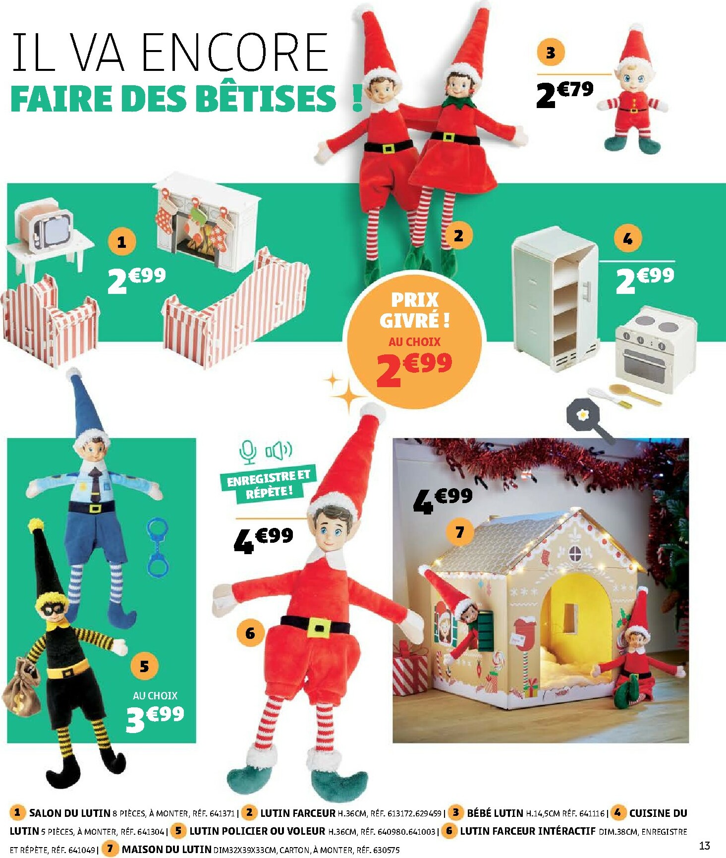 gifi - Catalogue Gifi - La magie de Noël valable du 04/11 au 12/11 - page: 13