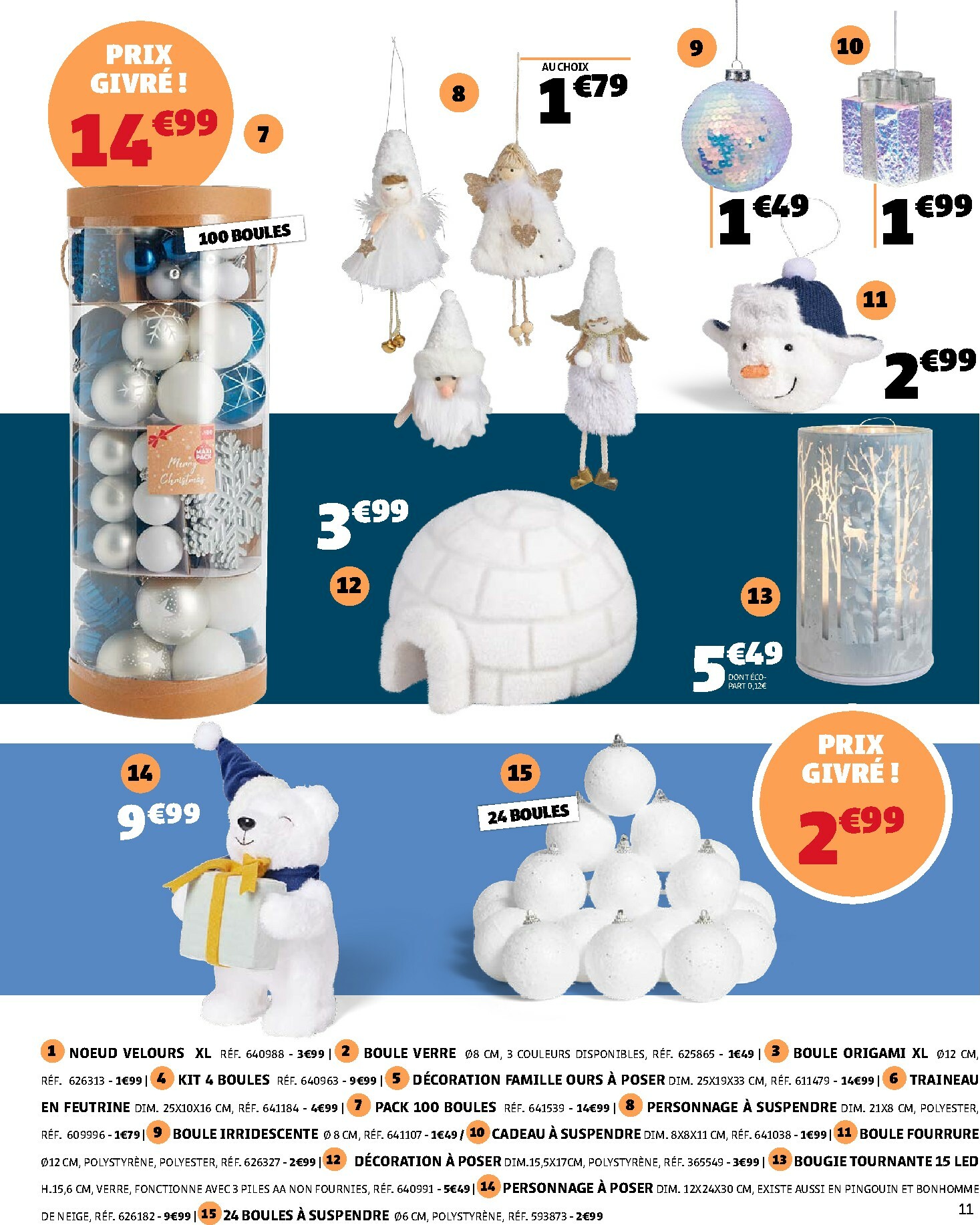 gifi - Catalogue Gifi - Déco spécial Noël valable du 18/11 au 30/12 - page: 11
