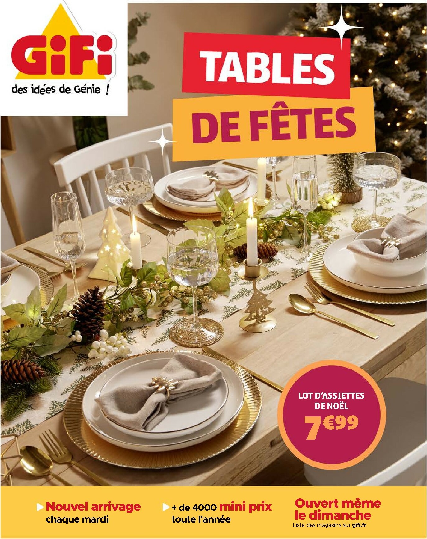 gifi - Catalogue Gifi - Tables de fêtes valable du 18/11 au 30/12 - page: 1