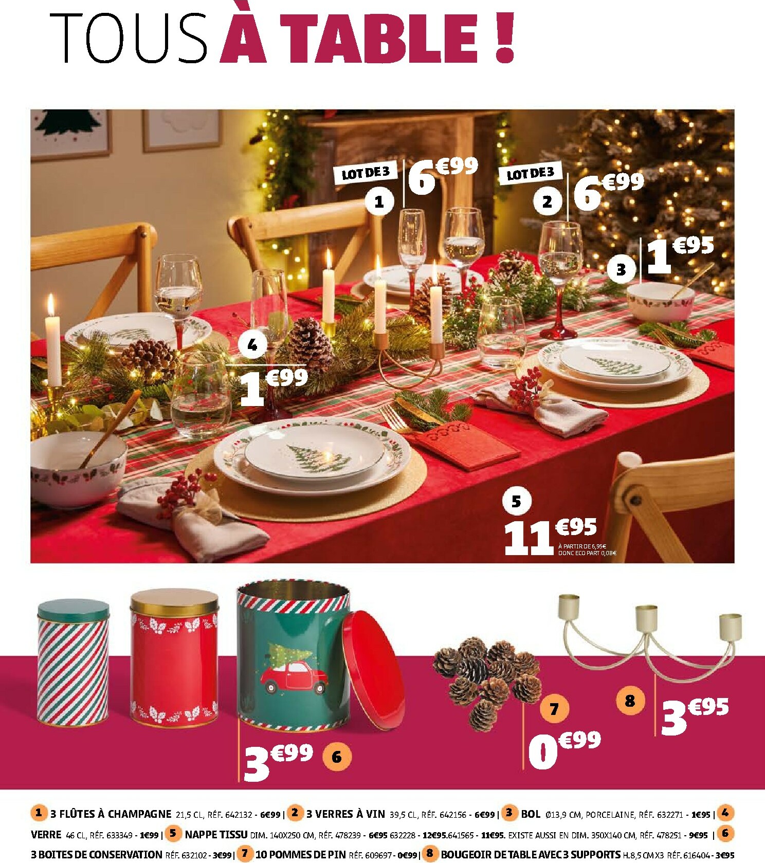 gifi - Catalogue Gifi - Tables de fêtes valable du 18/11 au 30/12 - page: 2