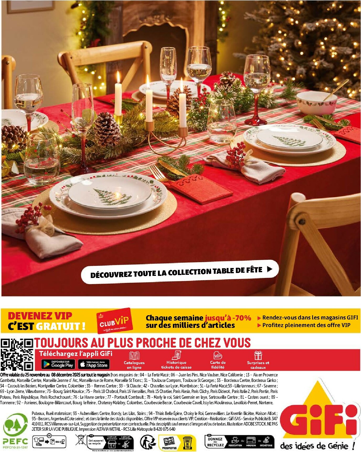gifi - Catalogue Gifi - Tables de fêtes valable du 18/11 au 30/12 - page: 10