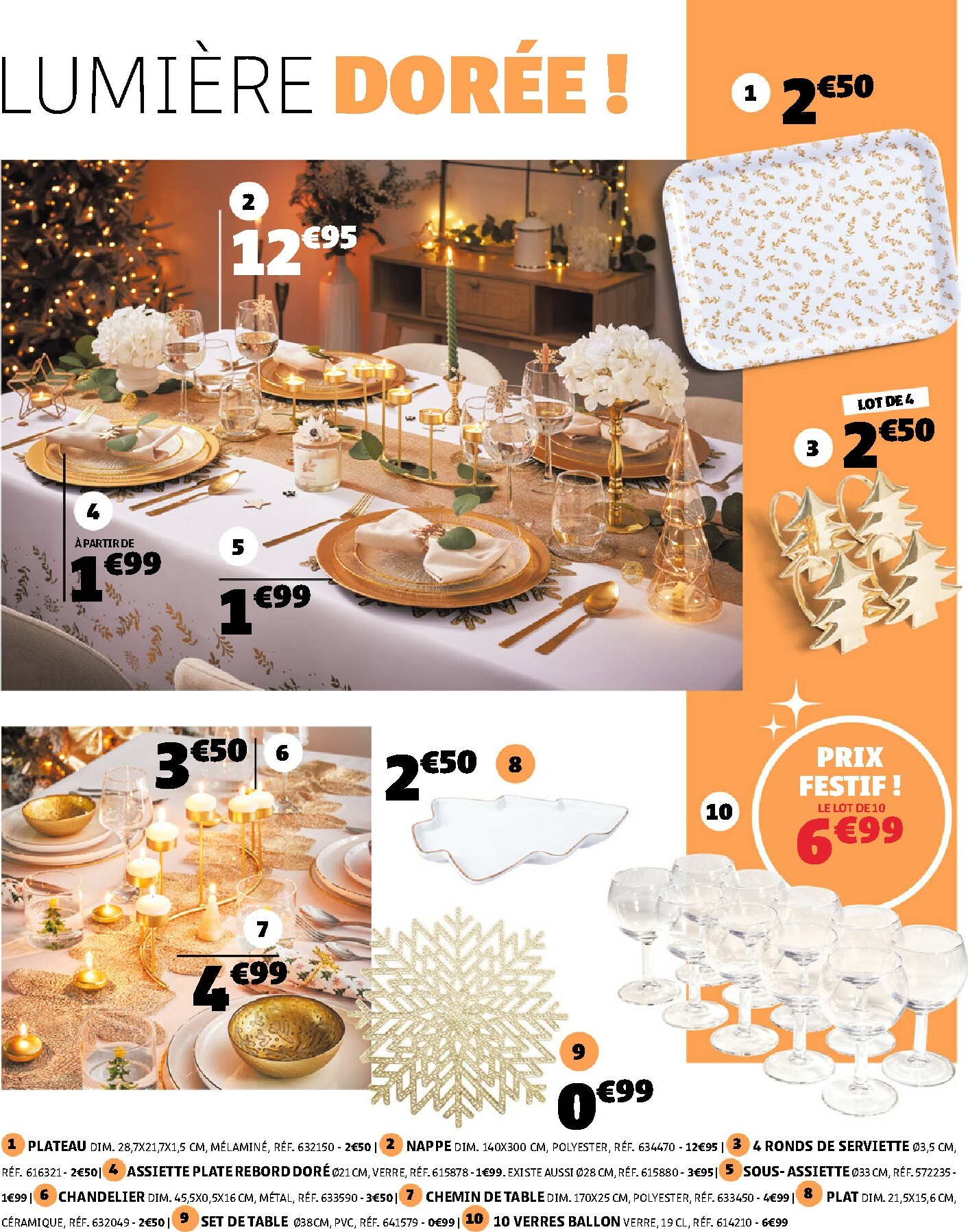 gifi - Catalogue Gifi - Tables en fête valable du 16/12 au 24/12 - page: 10