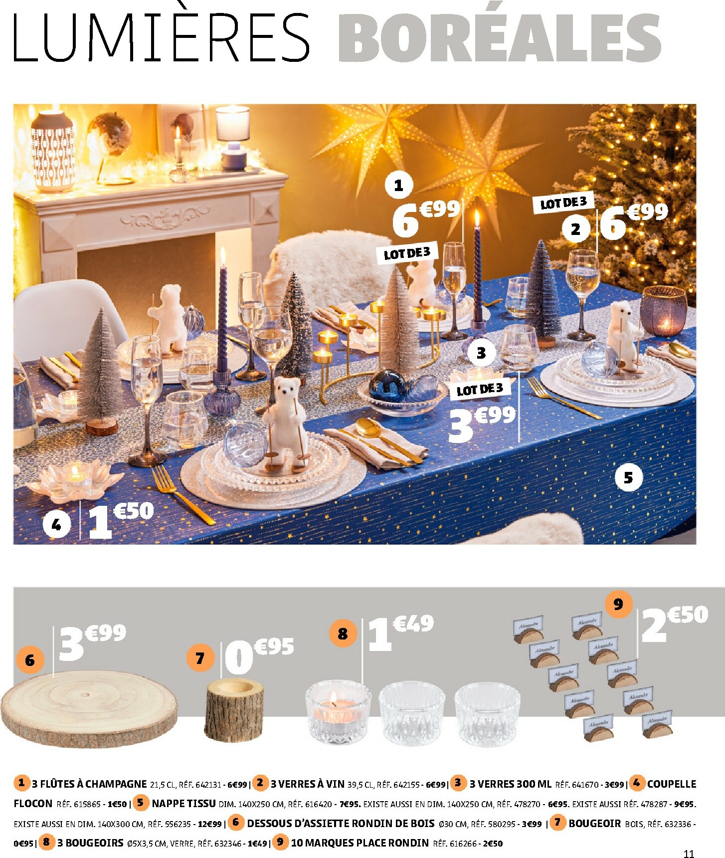 gifi - Catalogue Gifi - Tables en fête valable du 16/12 au 24/12 - page: 11