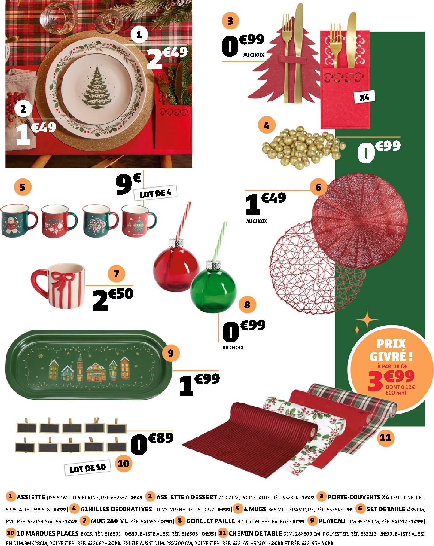 gifi - Catalogue Gifi - Tables en fête valable du 16/12 au 24/12 - page: 6