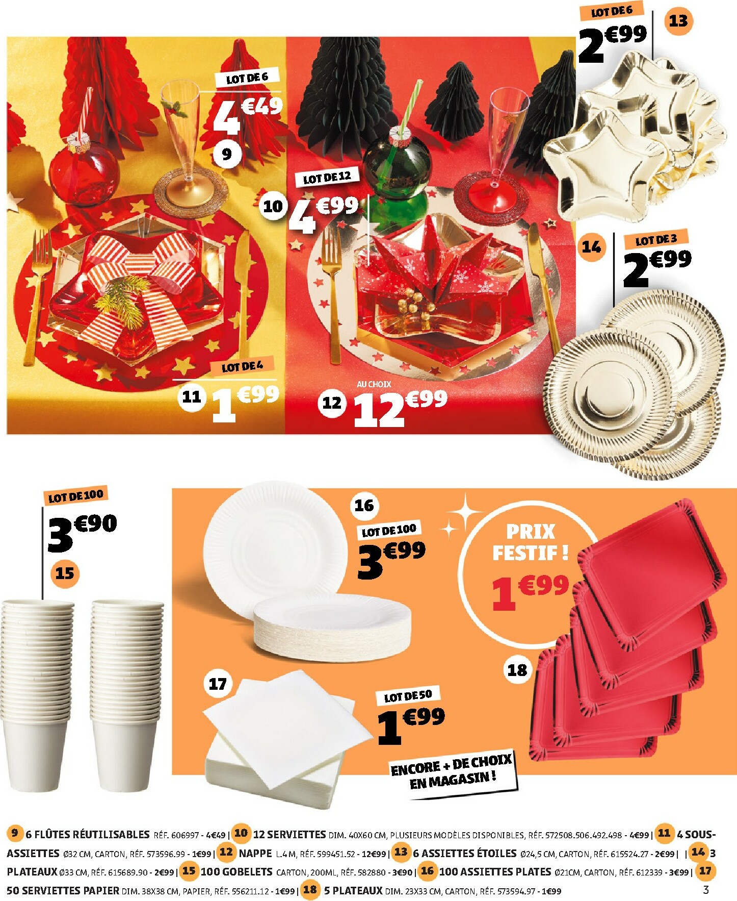 gifi - Catalogue Gifi - Tables en fête valable du 16/12 au 24/12 - page: 3