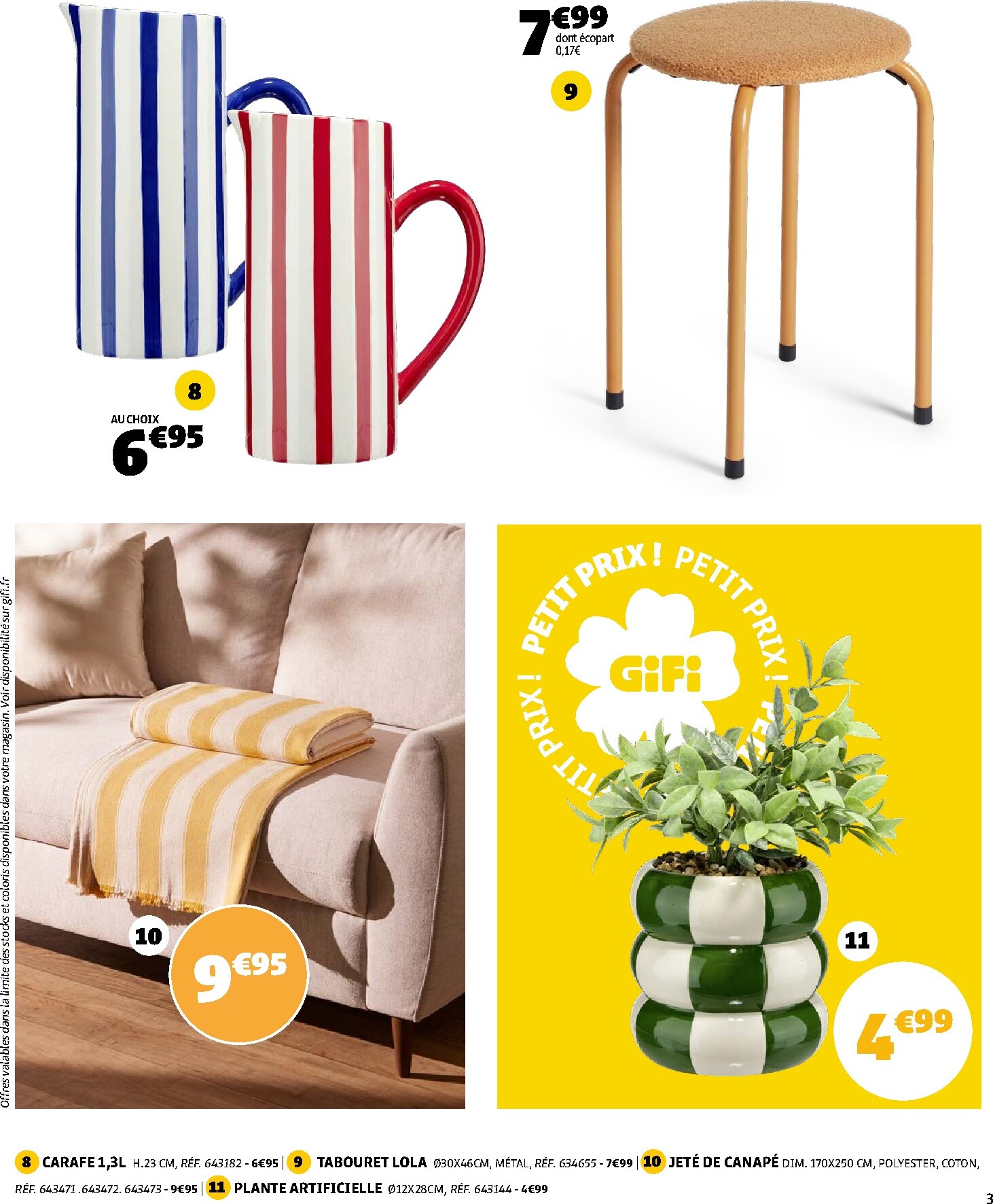 gifi - Catalogue Gifi - Cap sur la douceur de vivre ! valable du 24/02/2026 au 04/03/2026 - page: 3
