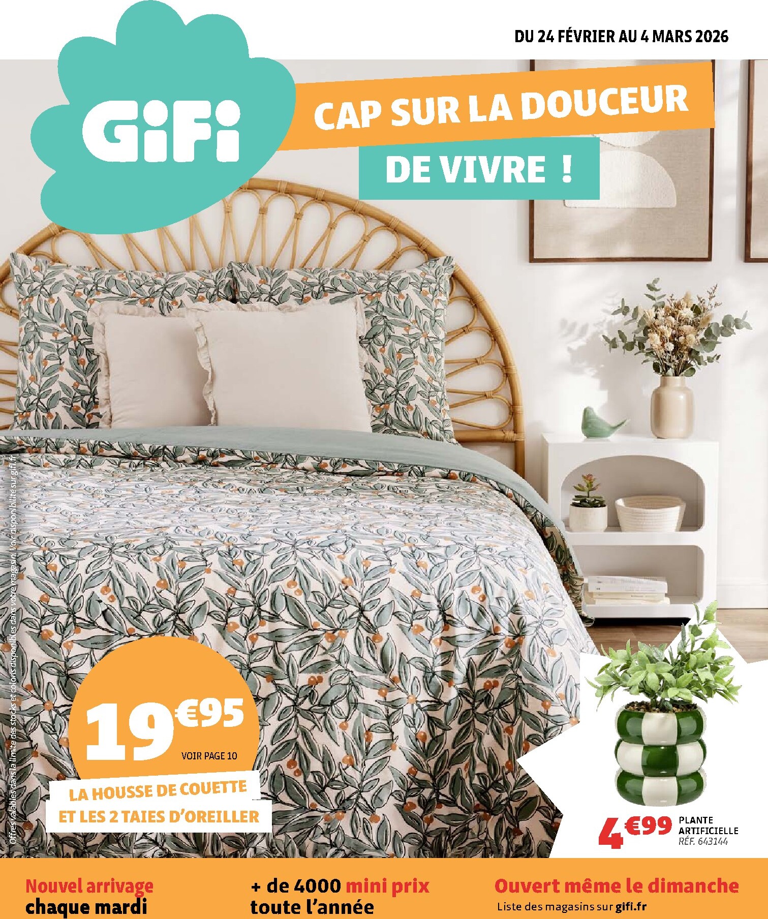 gifi - Catalogue Gifi - Cap sur la douceur de vivre ! valable du 24/02/2026 au 04/03/2026