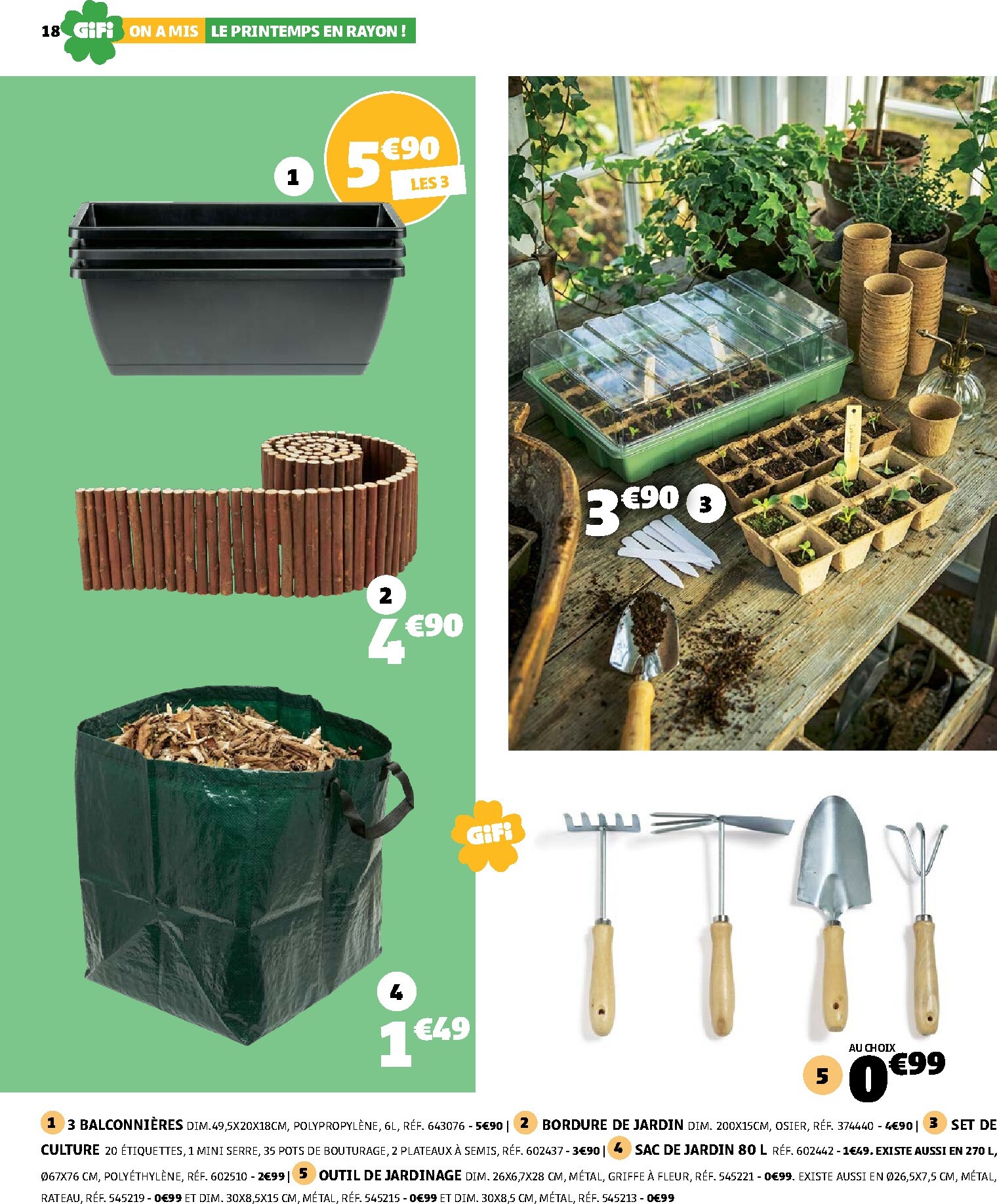 gifi - Catalogue Gifi - On a mis le printemps en rayon ! valable du 10/03/2026 au 30/03/2026 - page: 18