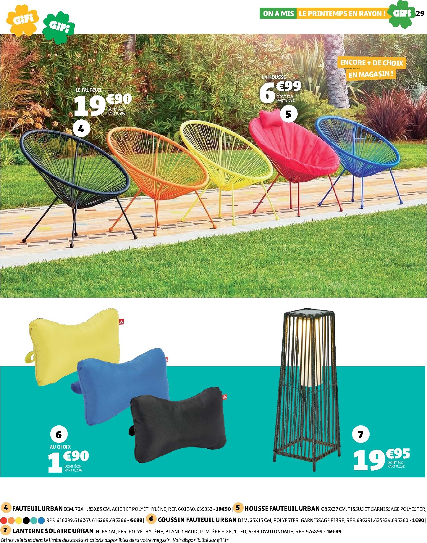 gifi - Catalogue Gifi - On a mis le printemps en rayon ! valable du 10/03/2026 au 30/03/2026 - page: 29