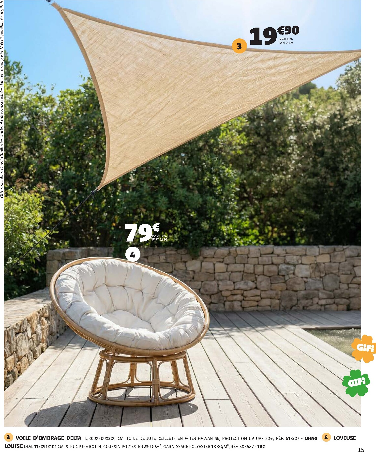 gifi - Catalogue Gifi - Le printemps des bonnes affaires valable du 24/03/2026 au 06/04/2026 - page: 15