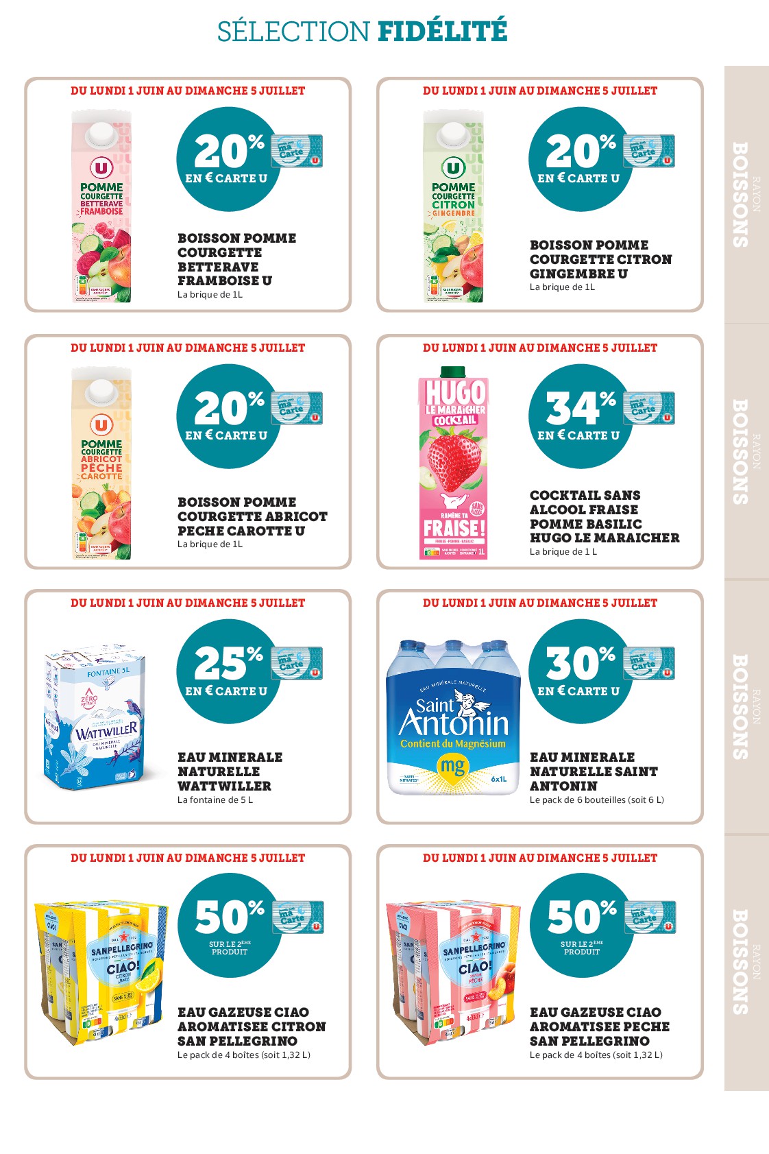 super-u - Current Super U - Ma Sélection Carte U leaflet valid from du lundi 01/06/2026 to du dimanche 05/07/2026 - page: 29