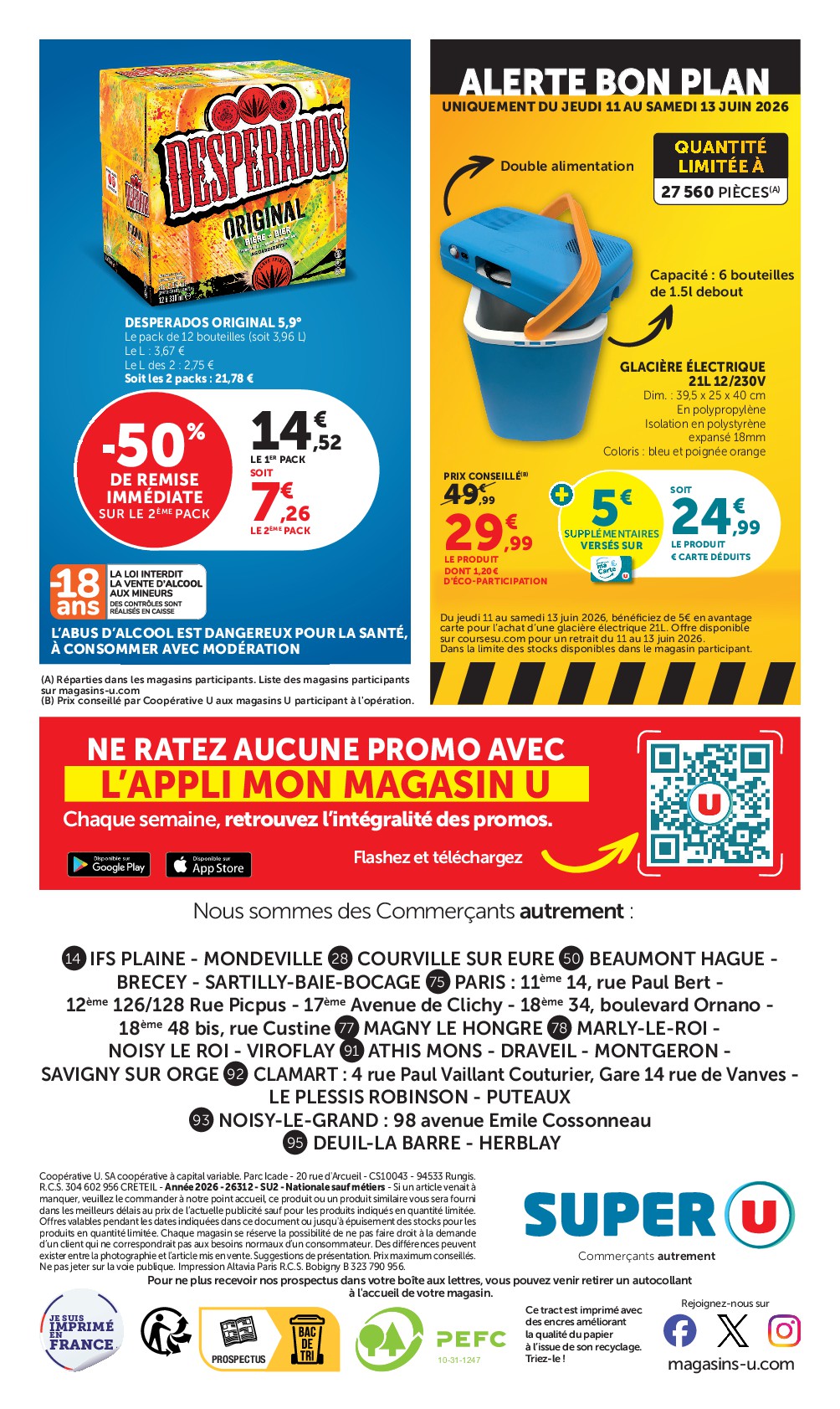 super-u - Prospectus Super U valide du du mardi 09/06/2026 au du dimanche 21/06/2026 - page: 28