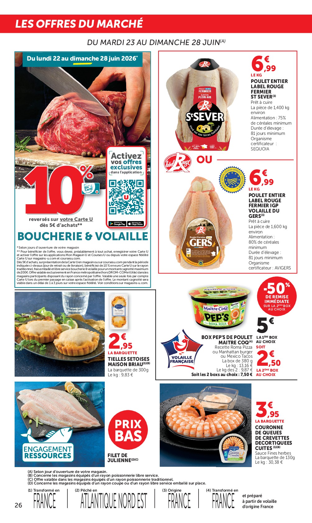 super-u - Flyer Super U pour la semaine prochaine du du mardi 23/06/2026 au du dimanche 05/07/2026 - page: 26