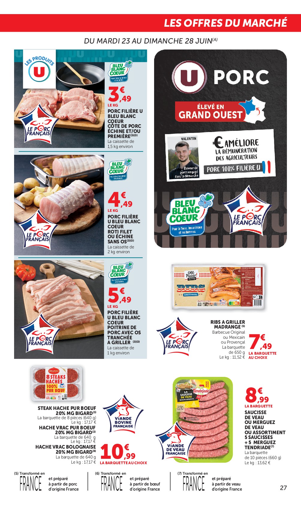 super-u - Flyer Super U pour la semaine prochaine du du mardi 23/06/2026 au du dimanche 05/07/2026 - page: 27