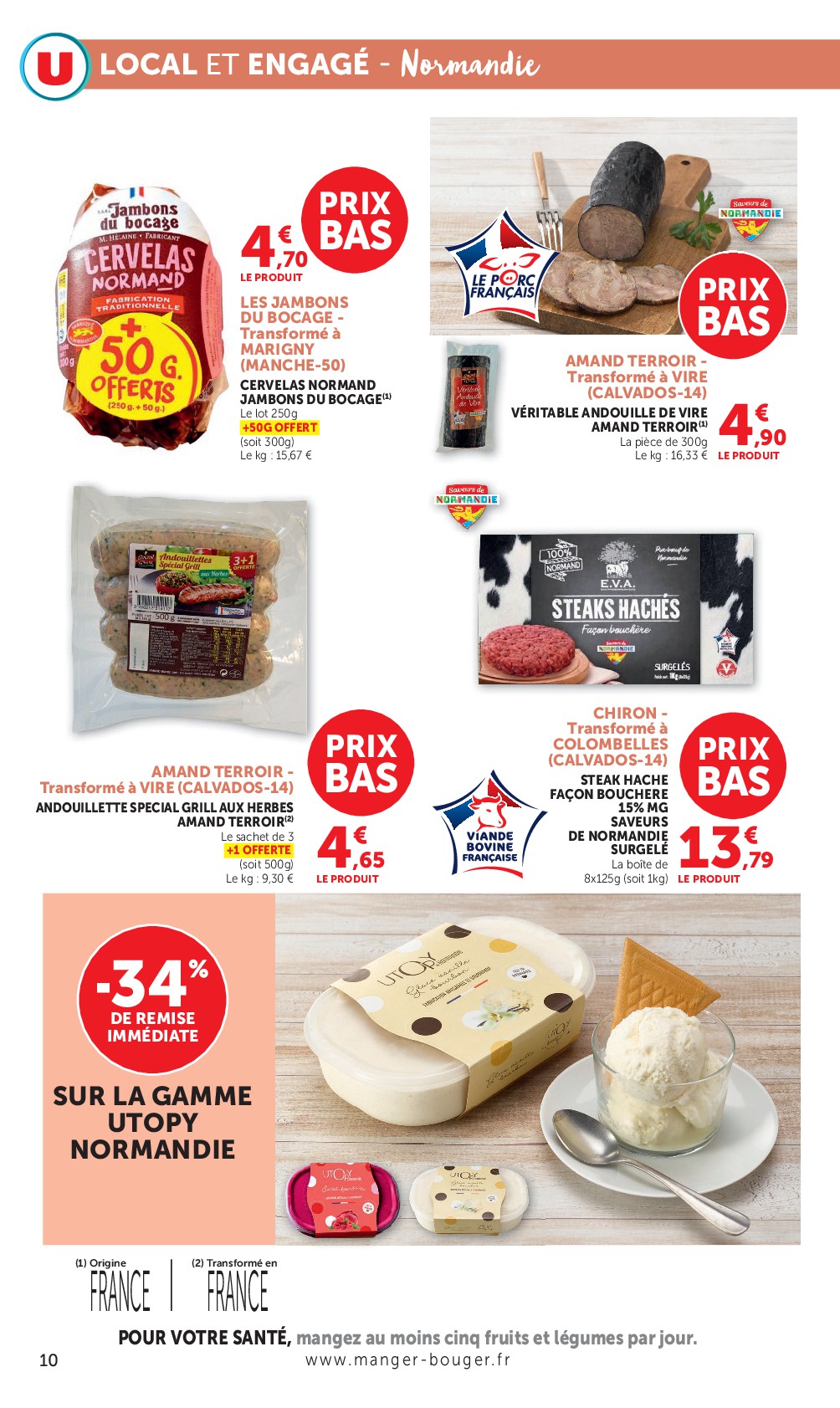 super-u - Prospectus Super U - Normandie valide du du mardi 07/07/2026 au du dimanche 19/07/2026 - page: 10