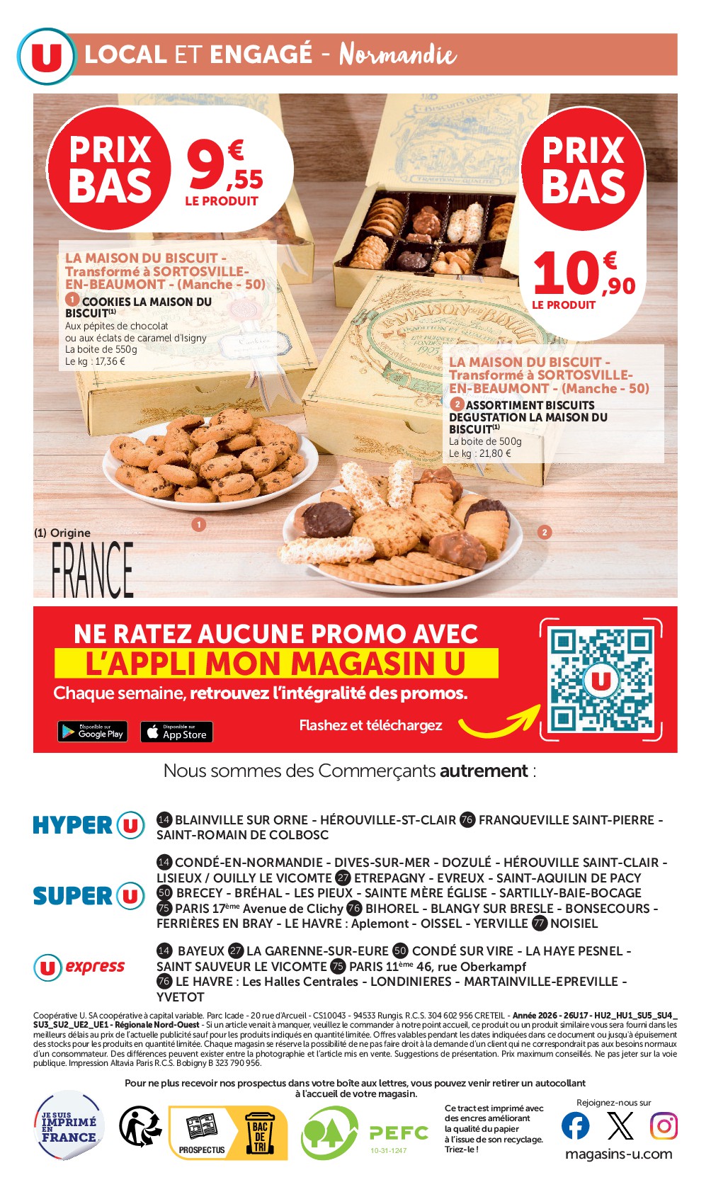 super-u - Prospectus Super U - Normandie valide du du mardi 07/07/2026 au du dimanche 19/07/2026 - page: 16