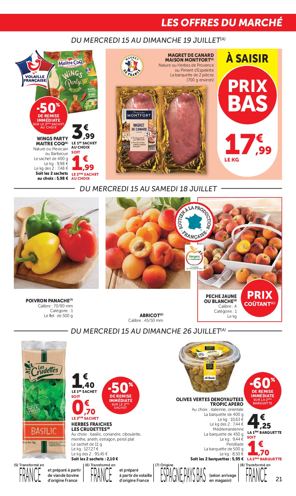 super-u - Prospectus Super U valide du du mercredi 15/07/2026 au du dimanche 26/07/2026 - page: 21