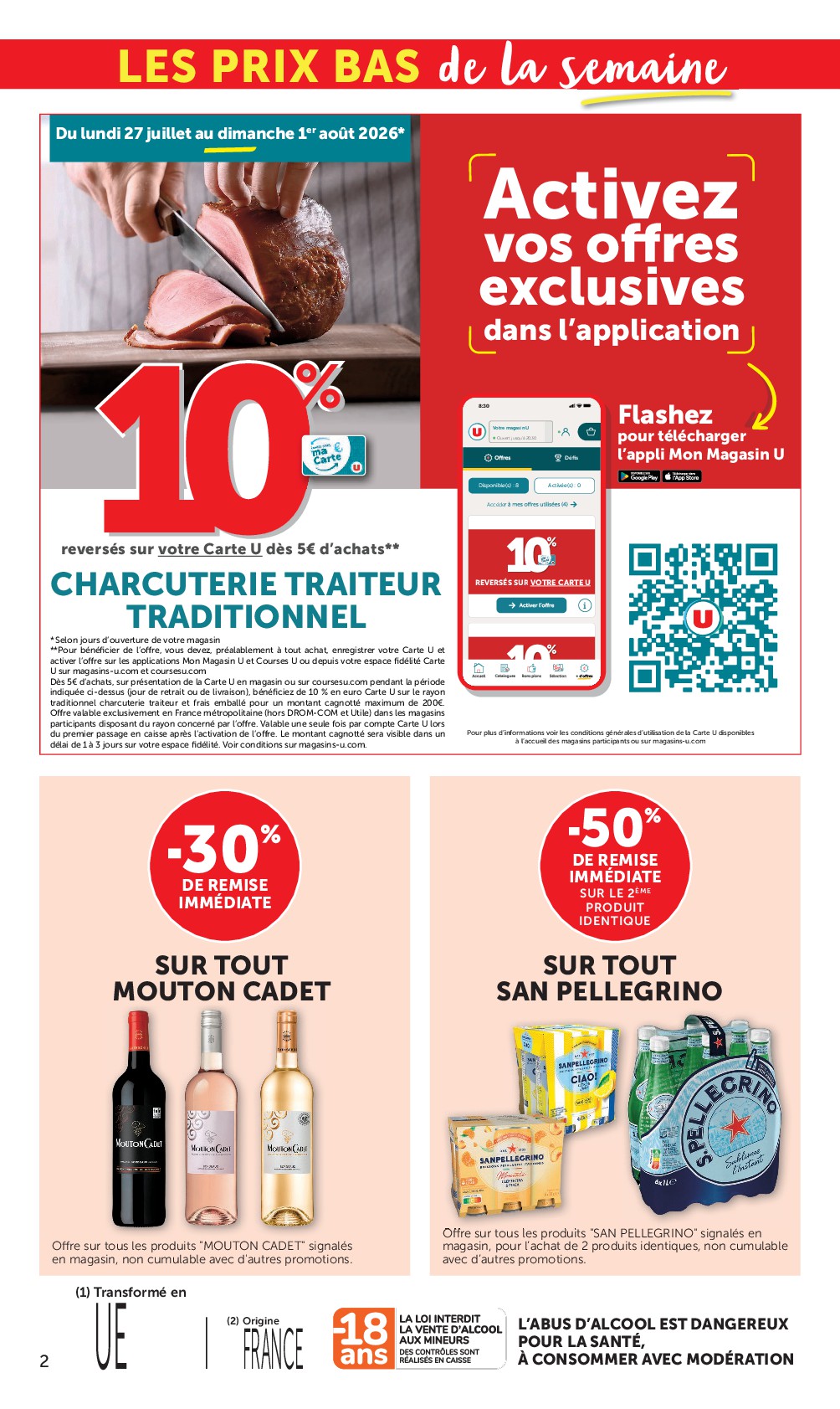 super-u - Flyer Super U pour la semaine prochaine du du mardi 28/07/2026 au du dimanche 09/08/2026 - page: 2