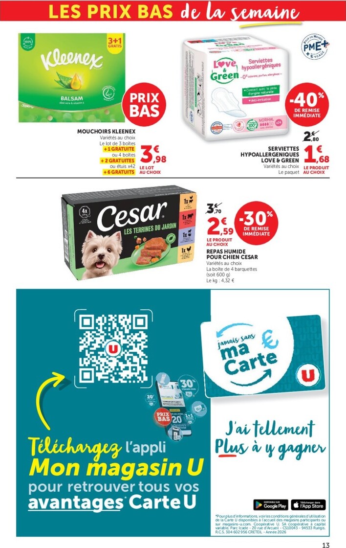 super-u - Flyer Super U pour la semaine prochaine du du mardi 11/08/2026 au du dimanche 23/08/2026 - page: 13