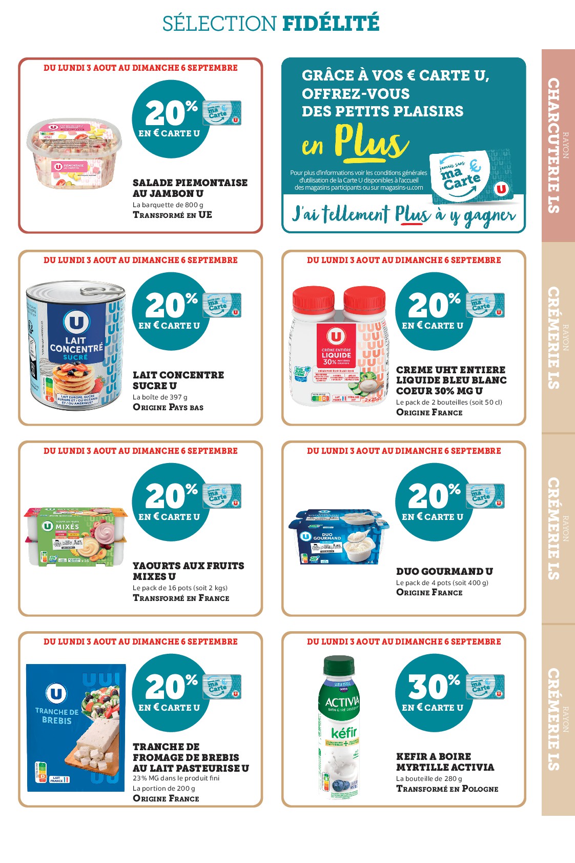 super-u - Current Super U - Ma sélection Carte U Aout leaflet valid from du lundi 03/08/2026 to du dimanche 06/09/2026 - page: 5