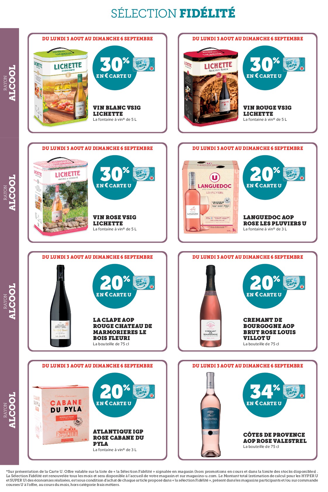 super-u - Current Super U - Ma sélection Carte U Aout leaflet valid from du lundi 03/08/2026 to du dimanche 06/09/2026 - page: 26