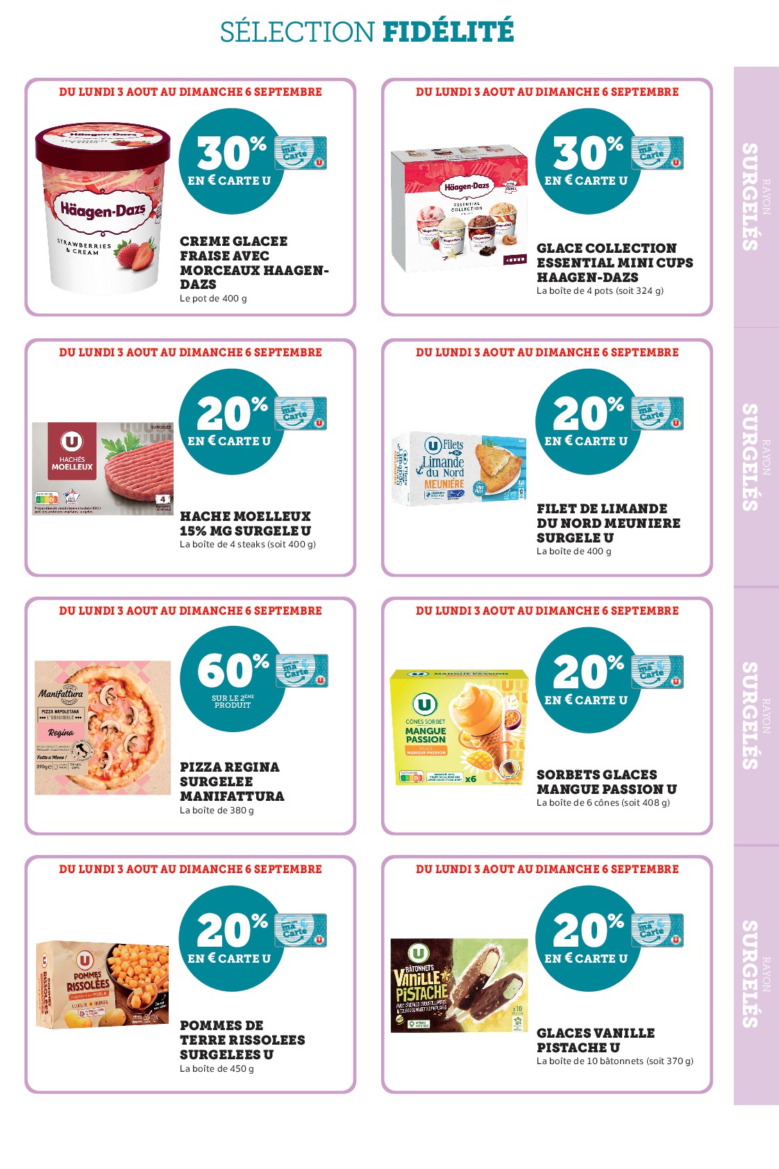 super-u - Current Super U - Ma sélection Carte U Aout leaflet valid from du lundi 03/08/2026 to du dimanche 06/09/2026 - page: 33