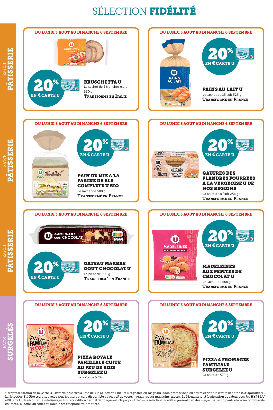 super-u - Current Super U - Ma sélection Carte U Aout leaflet valid from du lundi 03/08/2026 to du dimanche 06/09/2026 - page: 32