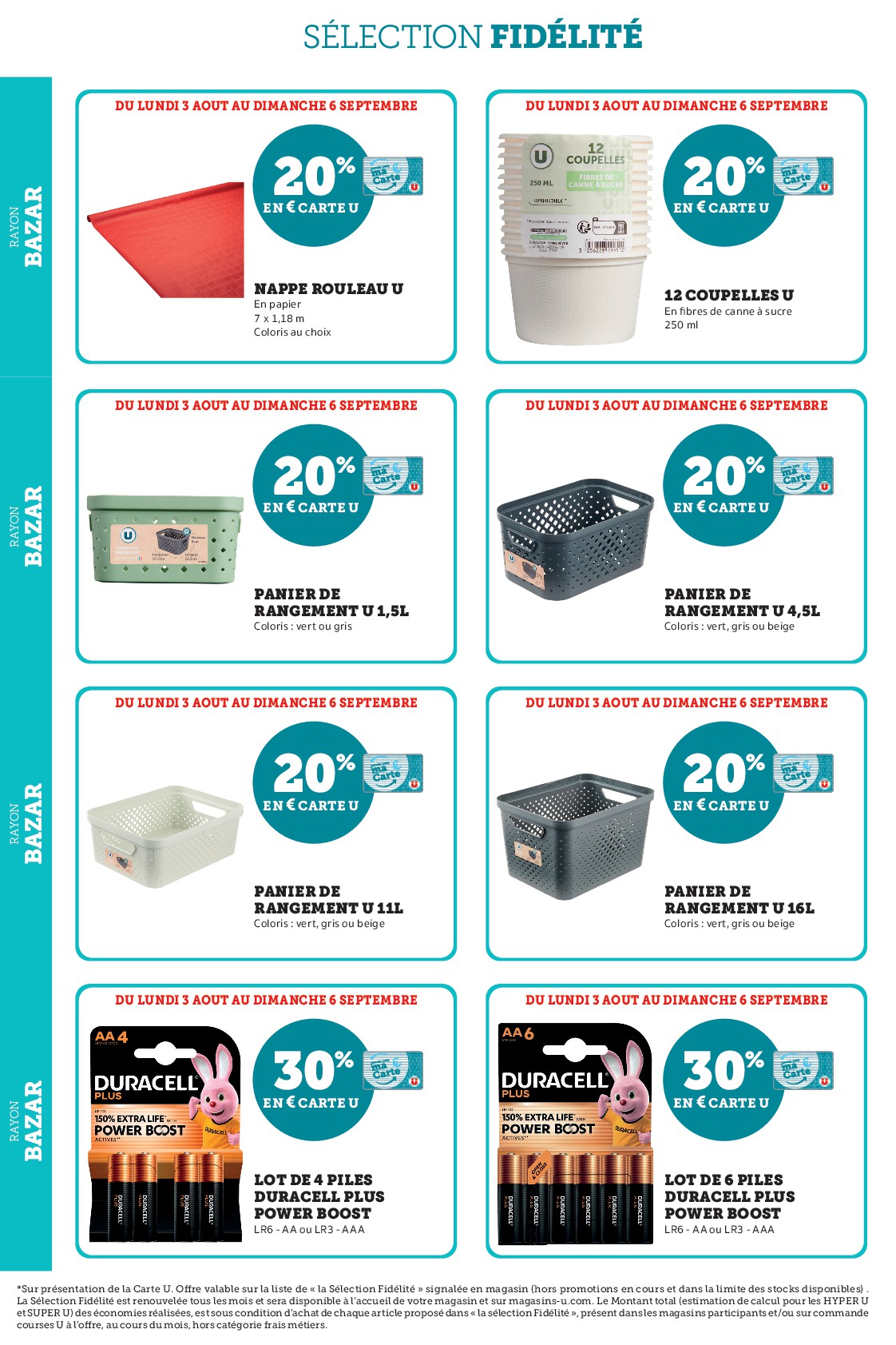 super-u - Current Super U - Ma sélection Carte U Aout leaflet valid from du lundi 03/08/2026 to du dimanche 06/09/2026 - page: 36
