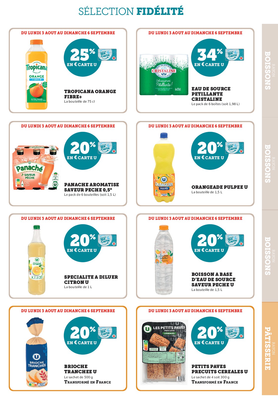 super-u - Current Super U - Ma sélection Carte U Aout leaflet valid from du lundi 03/08/2026 to du dimanche 06/09/2026 - page: 31
