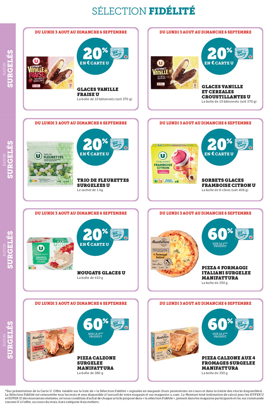 super-u - Current Super U - Ma sélection Carte U Aout leaflet valid from du lundi 03/08/2026 to du dimanche 06/09/2026 - page: 34