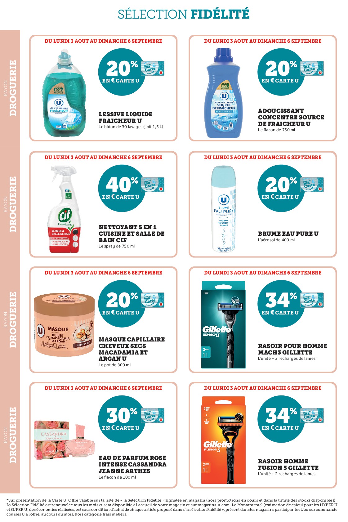 super-u - Current Super U - Ma sélection Carte U Aout leaflet valid from du lundi 03/08/2026 to du dimanche 06/09/2026 - page: 10
