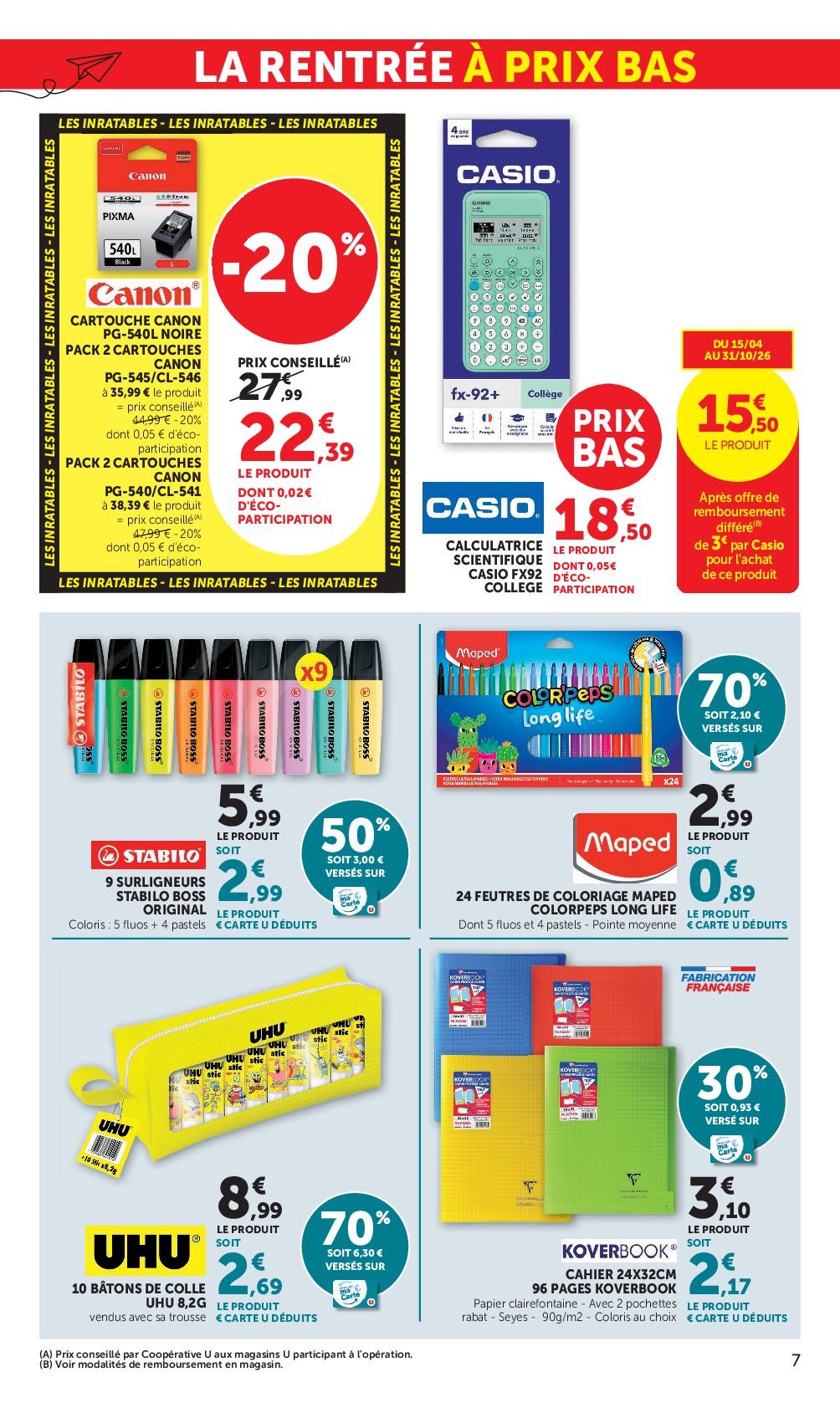 super-u - Prospectus Super U valide du du mardi 18/08/2026 au du dimanche 30/08/2026 - page: 7