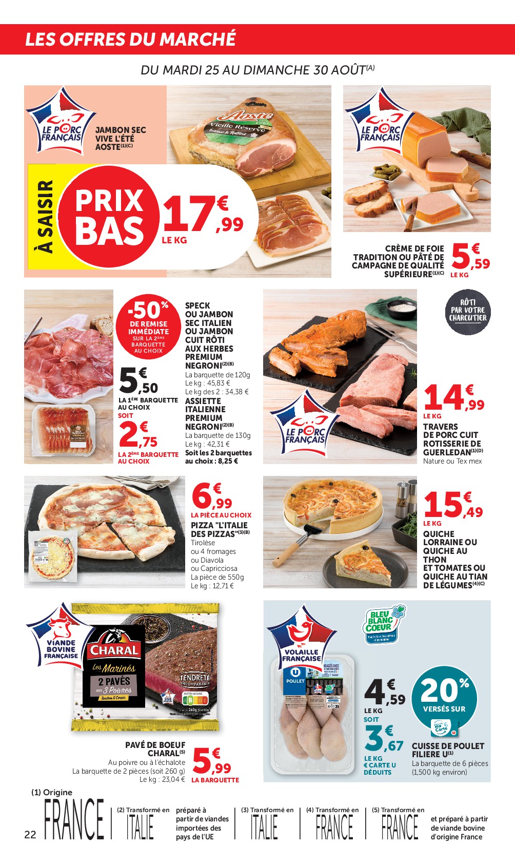 super-u - Prospectus Super U valide du du mardi 25/08/2026 au du dimanche 06/09/2026 - page: 22