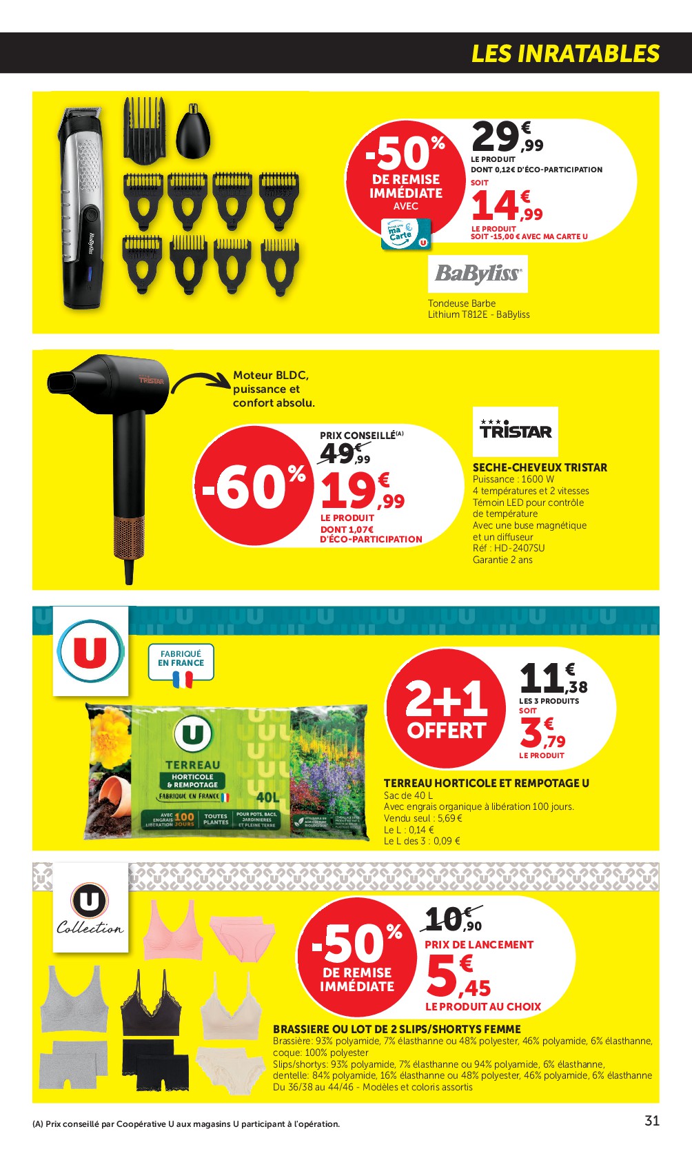 super-u - Prospectus Super U valide du du mardi 01/09/2026 au du dimanche 13/09/2026 - page: 31