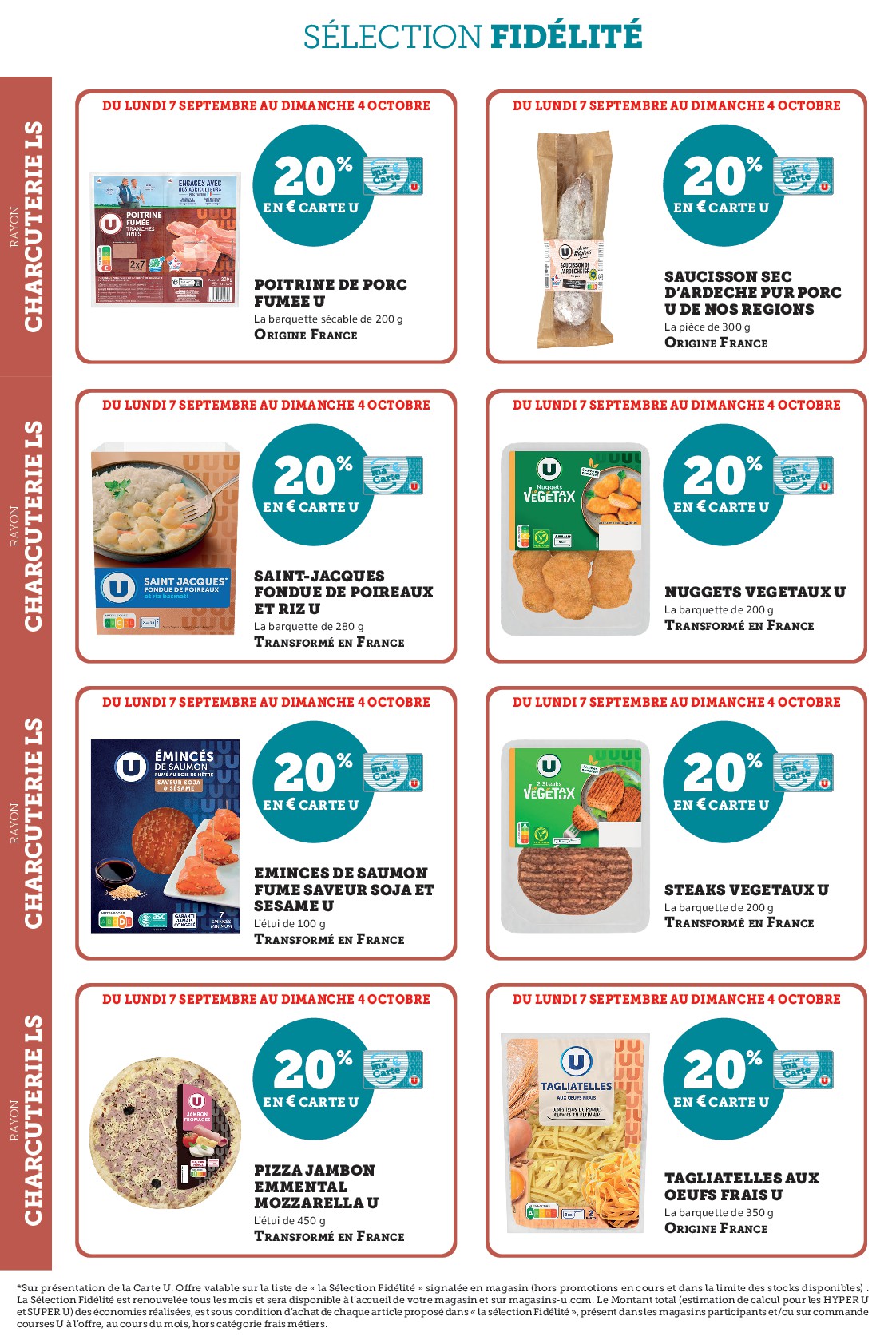 super-u - Current Super U - Ma sélection Carte U Septembre leaflet valid from du lundi 07/09/2026 to du dimanche 04/10/2026 - page: 4