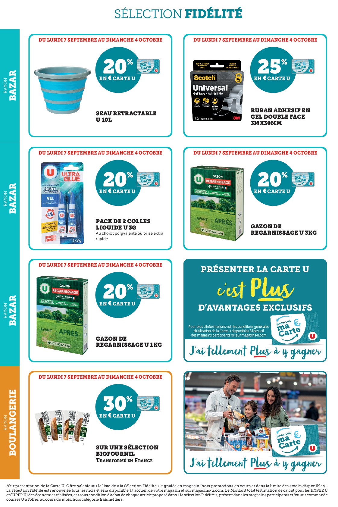 super-u - Current Super U - Ma sélection Carte U Septembre leaflet valid from du lundi 07/09/2026 to du dimanche 04/10/2026 - page: 42