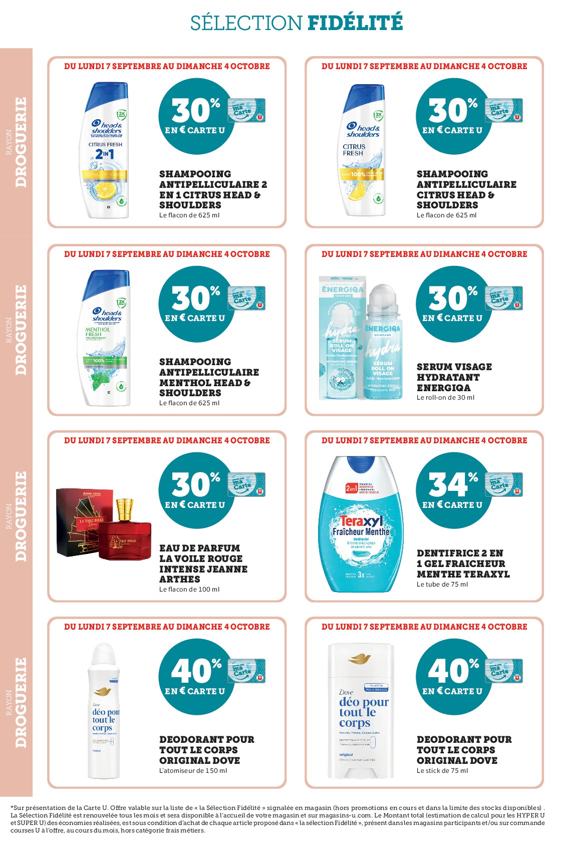 super-u - Current Super U - Ma sélection Carte U Septembre leaflet valid from du lundi 07/09/2026 to du dimanche 04/10/2026 - page: 16