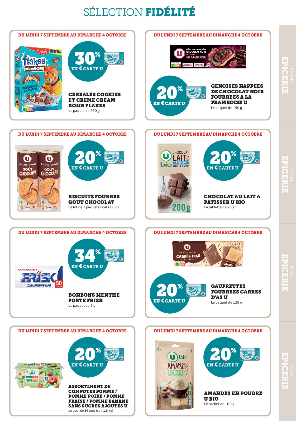 super-u - Current Super U - Ma sélection Carte U Septembre leaflet valid from du lundi 07/09/2026 to du dimanche 04/10/2026 - page: 23