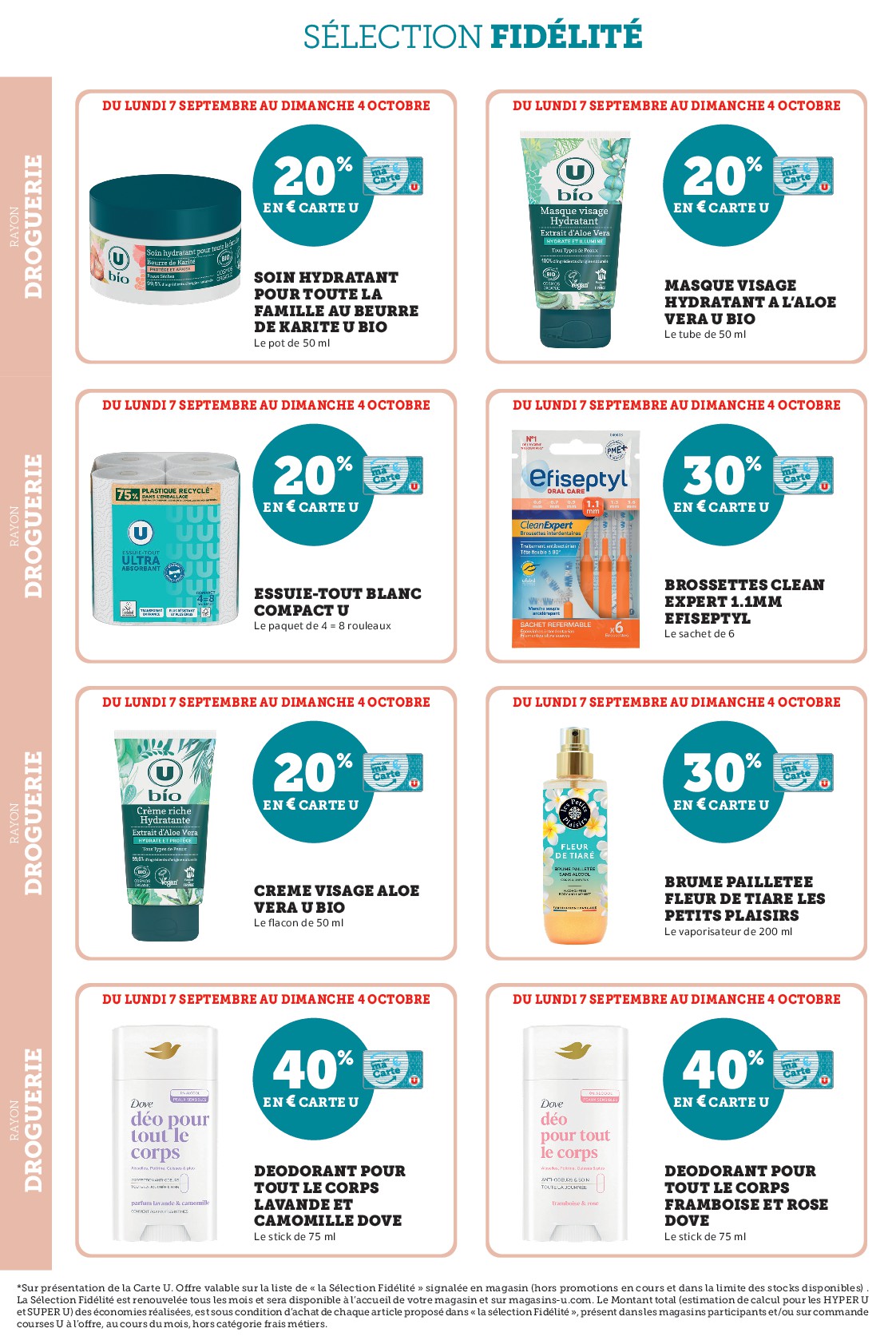 super-u - Current Super U - Ma sélection Carte U Septembre leaflet valid from du lundi 07/09/2026 to du dimanche 04/10/2026 - page: 12