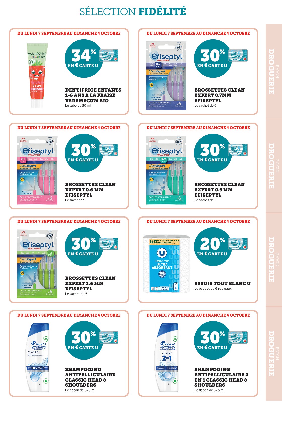 super-u - Current Super U - Ma sélection Carte U Septembre leaflet valid from du lundi 07/09/2026 to du dimanche 04/10/2026 - page: 15